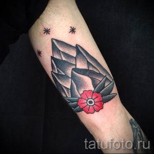 Фото тату горы - для статьи про значение татуировки с рисунком гор - tatufoto.ru - 42