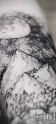 Фото тату горы — для статьи про значение татуировки с рисунком гор — tatufoto.ru — 46