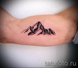 Фото тату горы - для статьи про значение татуировки с рисунком гор - tatufoto.ru - 48