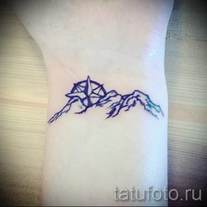 Фото тату горы - для статьи про значение татуировки с рисунком гор - tatufoto.ru - 50