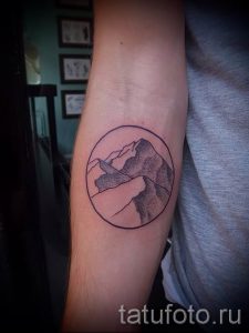 Фото тату горы - для статьи про значение татуировки с рисунком гор - tatufoto.ru - 54