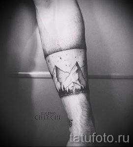 Фото тату горы - для статьи про значение татуировки с рисунком гор - tatufoto.ru - 59