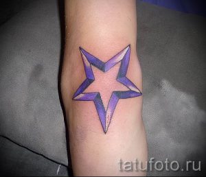 Фото тату звезды на локтях для статьи про значение рисунка татуировки - tatufoto.ru - 13