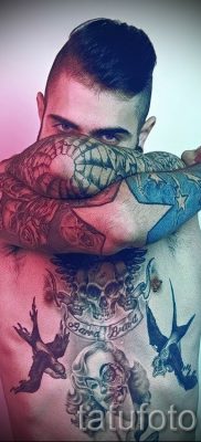 Фото тату звезды на локтях для статьи про значение рисунка татуировки — tatufoto.ru — 19