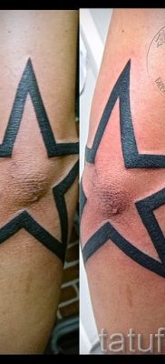 Фото тату звезды на локтях для статьи про значение рисунка татуировки — tatufoto.ru — 37
