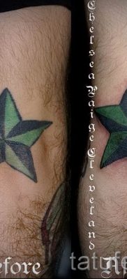 Фото тату звезды на локтях для статьи про значение рисунка татуировки — tatufoto.ru — 43
