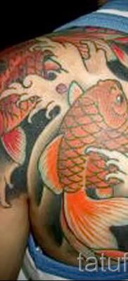 Фото тату золотая рыбка для статьи про значение рисунка татуировки — tatufoto.ru — 7