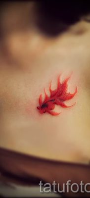 Фото тату золотая рыбка для статьи про значение рисунка татуировки — tatufoto.ru — 31