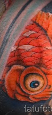 Фото тату золотая рыбка для статьи про значение рисунка татуировки — tatufoto.ru — 40