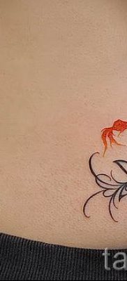 Фото тату золотая рыбка для статьи про значение рисунка татуировки — tatufoto.ru — 43