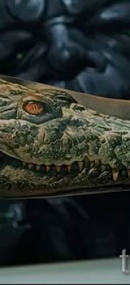 Фото тату крокодил для статьи про значение татуировки крокодил — tatufoto.ru — 5