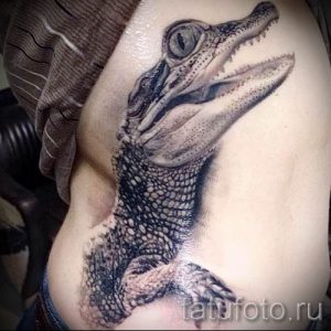 Фото тату крокодил для статьи про значение татуировки крокодил - tatufoto.ru - 8