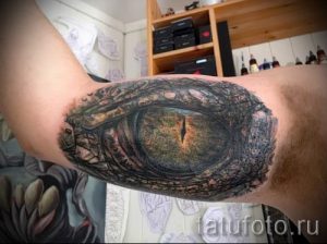 Фото тату крокодил для статьи про значение татуировки крокодил - tatufoto.ru - 17
