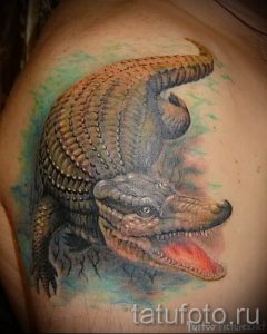 Фото тату крокодил для статьи про значение татуировки крокодил - tatufoto.ru - 20
