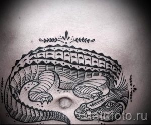 Фото тату крокодил для статьи про значение татуировки крокодил - tatufoto.ru - 21