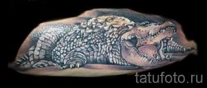 Фото тату крокодил для статьи про значение татуировки крокодил - tatufoto.ru - 26