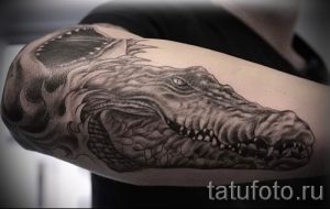 Фото тату крокодил для статьи про значение татуировки крокодил - tatufoto.ru - 31