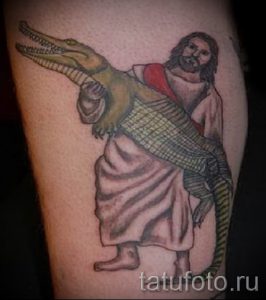 Фото тату крокодил для статьи про значение татуировки крокодил - tatufoto.ru - 37