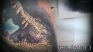 Фото тату крокодил для статьи про значение татуировки крокодил - tatufoto.ru - 40