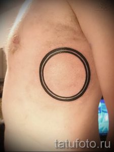 Фото тату круг для статьи про значение татуировки с кругом - tatufoto.ru - 3