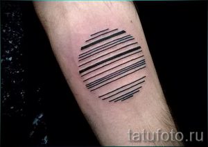 Фото тату круг для статьи про значение татуировки с кругом - tatufoto.ru - 9