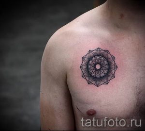 Фото тату круг для статьи про значение татуировки с кругом - tatufoto.ru - 11
