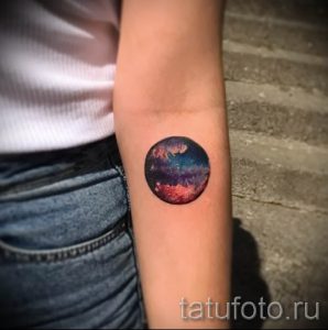 Фото тату круг для статьи про значение татуировки с кругом - tatufoto.ru - 15