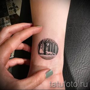 Фото тату круг для статьи про значение татуировки с кругом - tatufoto.ru - 18