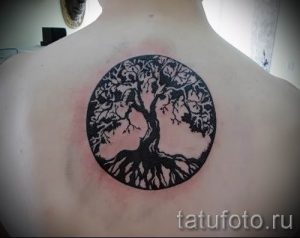 Фото тату круг для статьи про значение татуировки с кругом - tatufoto.ru - 22