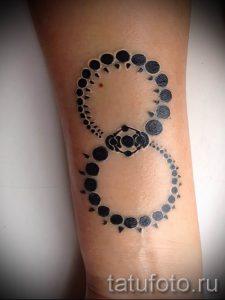Фото тату круг для статьи про значение татуировки с кругом - tatufoto.ru - 23