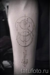 Фото тату круг для статьи про значение татуировки с кругом - tatufoto.ru - 32