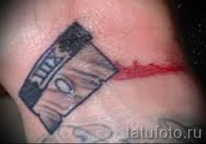 Фото тату лезвие - примеры для статьи про значение лезвия в тату - tatufoto.ru - 17