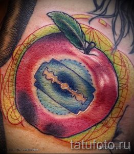 Фото тату лезвие - примеры для статьи про значение лезвия в тату - tatufoto.ru - 28