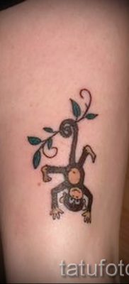 Фото тату обезьяна как пример для статьи про значение татуировки — tatufoto.ru — 5