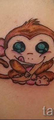 Фото тату обезьяна как пример для статьи про значение татуировки — tatufoto.ru — 13