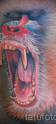 Фото тату обезьяна как пример для статьи про значение татуировки — tatufoto.ru — 15