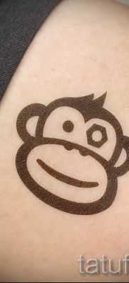 Фото тату обезьяна как пример для статьи про значение татуировки — tatufoto.ru — 22