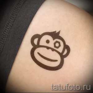 Фото тату обезьяна как пример для статьи про значение татуировки - tatufoto.ru - 22