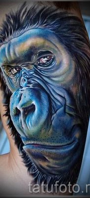 Фото тату обезьяна как пример для статьи про значение татуировки — tatufoto.ru — 45