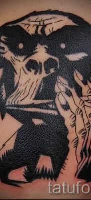 Фото тату обезьяна как пример для статьи про значение татуировки — tatufoto.ru — 47