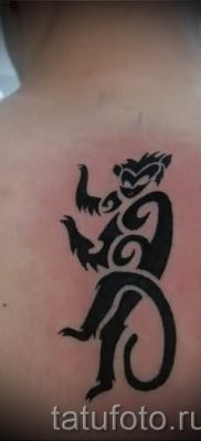 Фото тату обезьяна как пример для статьи про значение татуировки — tatufoto.ru — 53