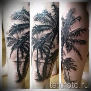 Фото тату пальма для статьи про значение татуировки пальма - tatufoto.ru - 4