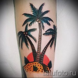 Фото тату пальма для статьи про значение татуировки пальма - tatufoto.ru - 5