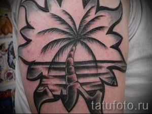 Фото тату пальма для статьи про значение татуировки пальма - tatufoto.ru - 11