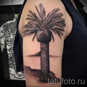 Фото тату пальма для статьи про значение татуировки пальма - tatufoto.ru - 13