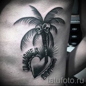 Фото тату пальма для статьи про значение татуировки пальма - tatufoto.ru - 14