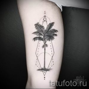 Фото тату пальма для статьи про значение татуировки пальма - tatufoto.ru - 21