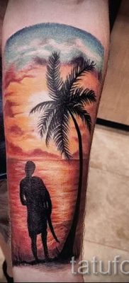 Фото тату пальма для статьи про значение татуировки пальма — tatufoto.ru — 22