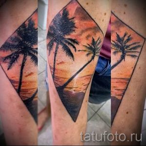 Фото тату пальма для статьи про значение татуировки пальма - tatufoto.ru - 25