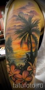 Фото тату пальма для статьи про значение татуировки пальма - tatufoto.ru - 30